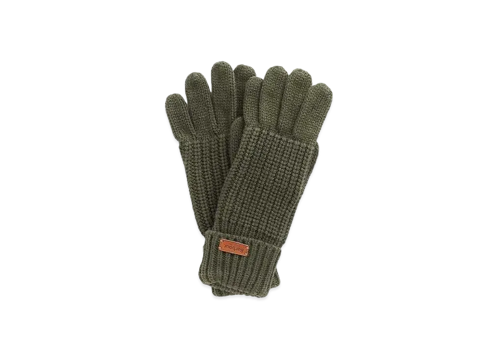 Barbour Saltburn Knit Gloves "Olive"
