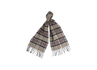 Barbour Wool Tartan Scarf "L Gray"