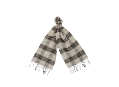 Barbour Wool Tartan Scarf "Silver"