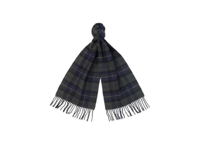 Barbour Wool Tartan Scarf "Khaki"