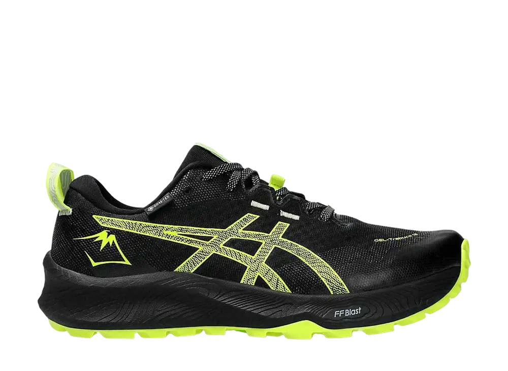 アシックス ゲルトラブーコ12 ゴアテックス "ブラック/セーフティイエロー"