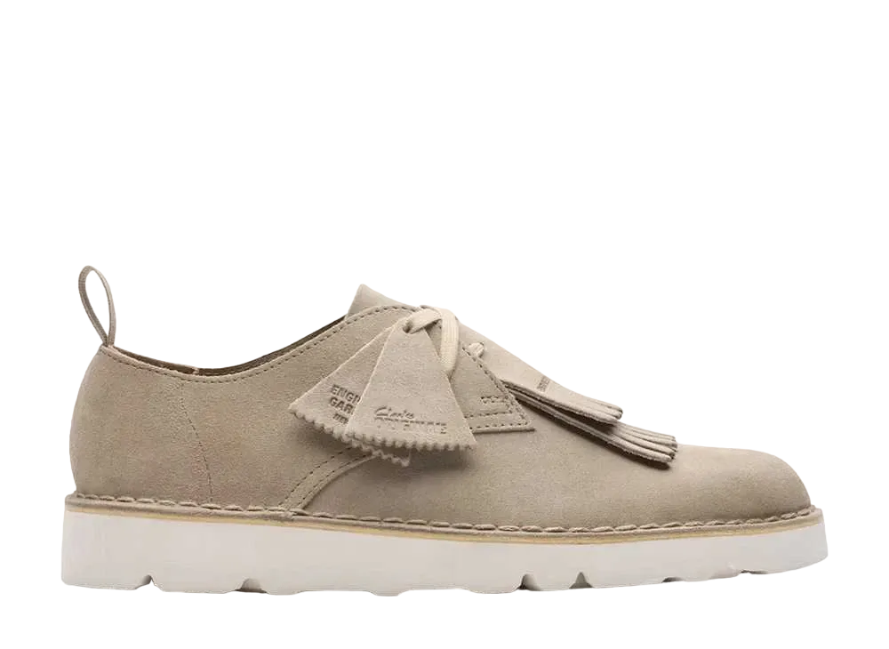 Engineered Garments × Clarks Desert Khan "Sand Suede"
