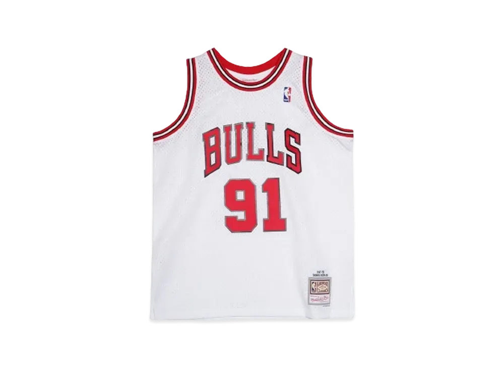 Mitchell&Ness NBA SWINGMAN JERSEY BULLS 97-98 DENNIS RODMAN "WHITE"