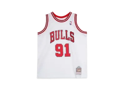 Mitchell&Ness NBA SWINGMAN JERSEY BULLS 97-98 DENNIS RODMAN "WHITE"