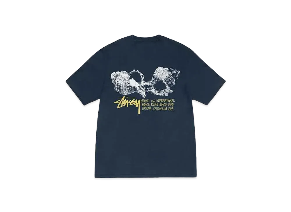 Stussy Shells Tee "Navy"