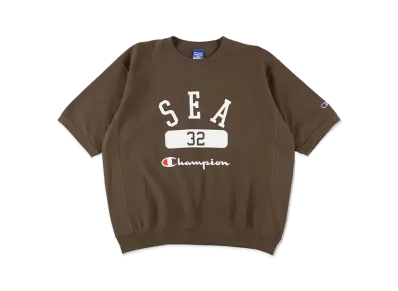 WIND AND SEA x Champion Reverse Weave(R) S/S Crew Neck Sweatshirt "Coyote"