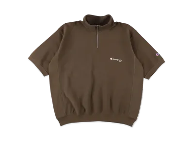 WIND AND SEA x Champion Reverse Weave(R) S/S Half Zip Sweatshirt "Coyote"