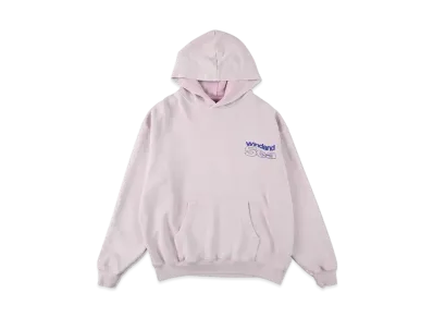 WIND AND SEA Smooth Pigment Dye Hoodie "Chamois Pink"