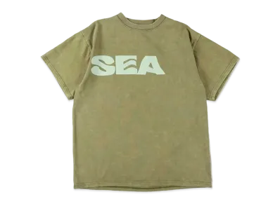 WIND AND SEA Smooth Pigment Dye (Sea) S/S Tee "Khaki"