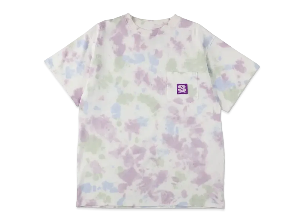 WIND AND SEA Uneven Dye Pocket S/S Tee "Chamois Pink"