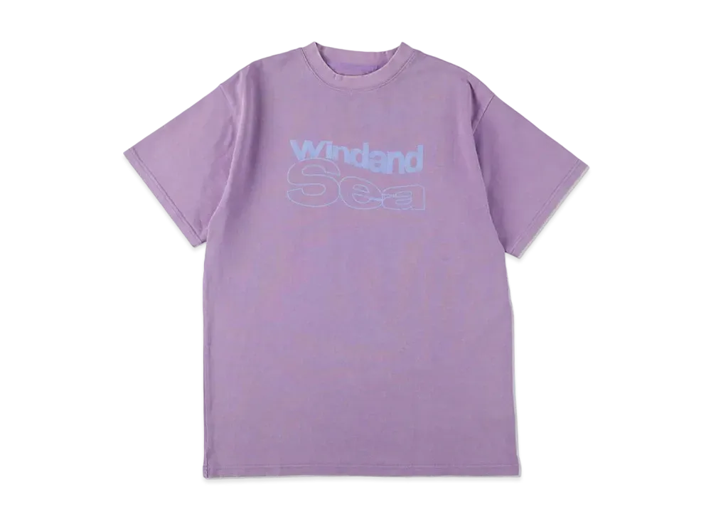 WIND AND SEA Smooth Pigment Dye (Swell) S/S Tee "Chamois Pink"