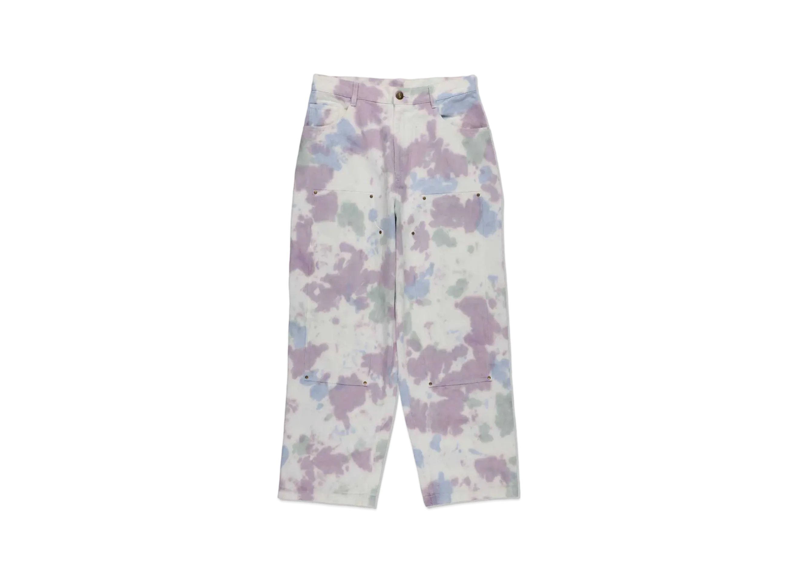 WIND AND SEA Uneven Dye Painter Pant "Chamois Pink"