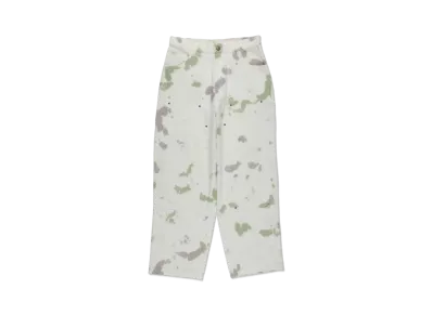 WIND AND SEA Uneven Dye Painter Pant "Celadon"