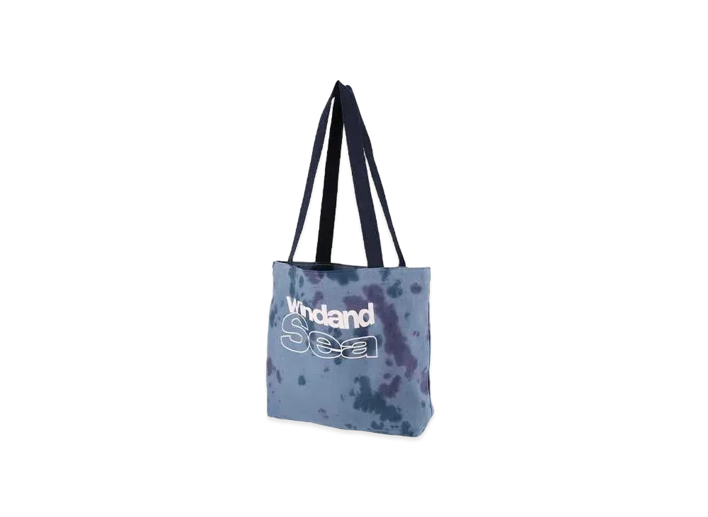 WIND AND SEA Big Canvas Tote Bag "Purple"