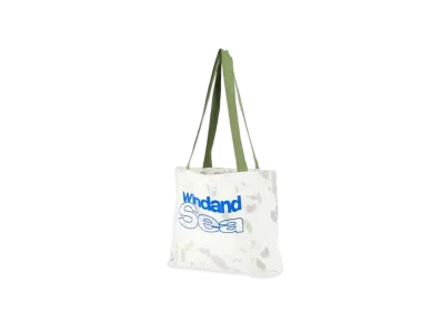 WIND AND SEA Big Canvas Tote Bag "Celadon"