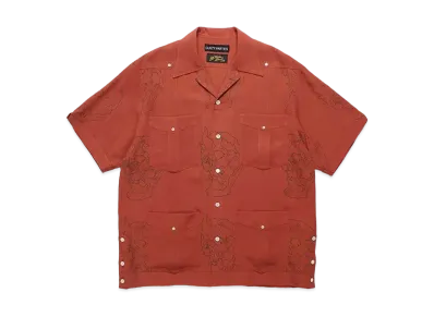 WACKO MARIA x 56 Tattoo Studio / Cuba Shirt "Burgundy"