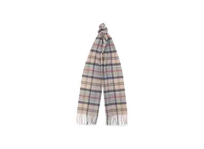 Barbour Wool / Cashmere Tartan Scarf "Gray"