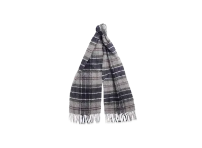 Barbour Wool / Cashmere Tartan Scarf "D Gray"