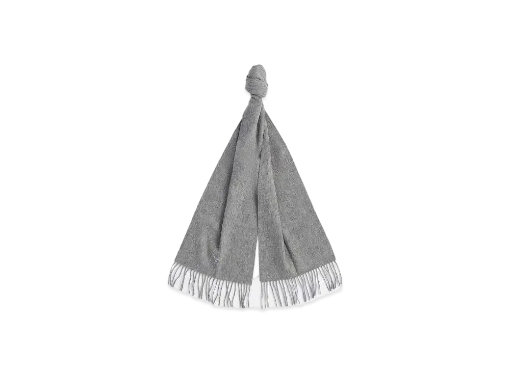 Barbour Lambs Wool Solid Scarf "Gray"