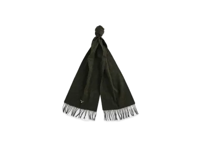 Barbour Lambs Wool Solid Scarf "Green"