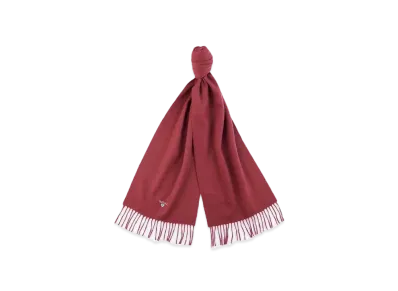 Barbour Lambs Wool Solid Scarf "Red"
