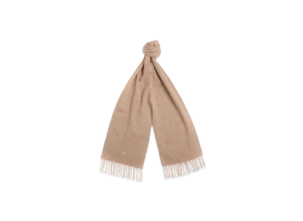 Barbour Lambs Wool Solid Scarf "Brown"