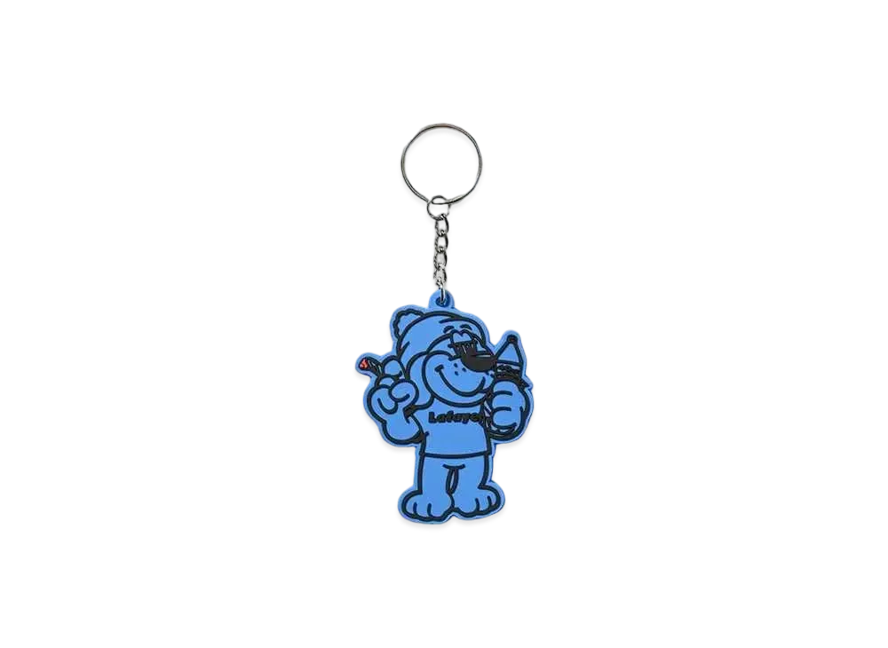 LFYT SMOKING DOG RUBBER KEY CAH "BLUE"