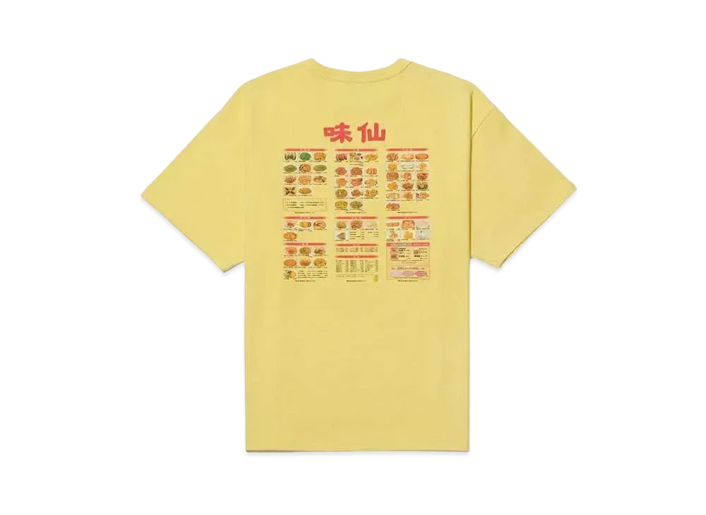 KEBOZ x 味仙 Menu S/S Tee "Yellow"