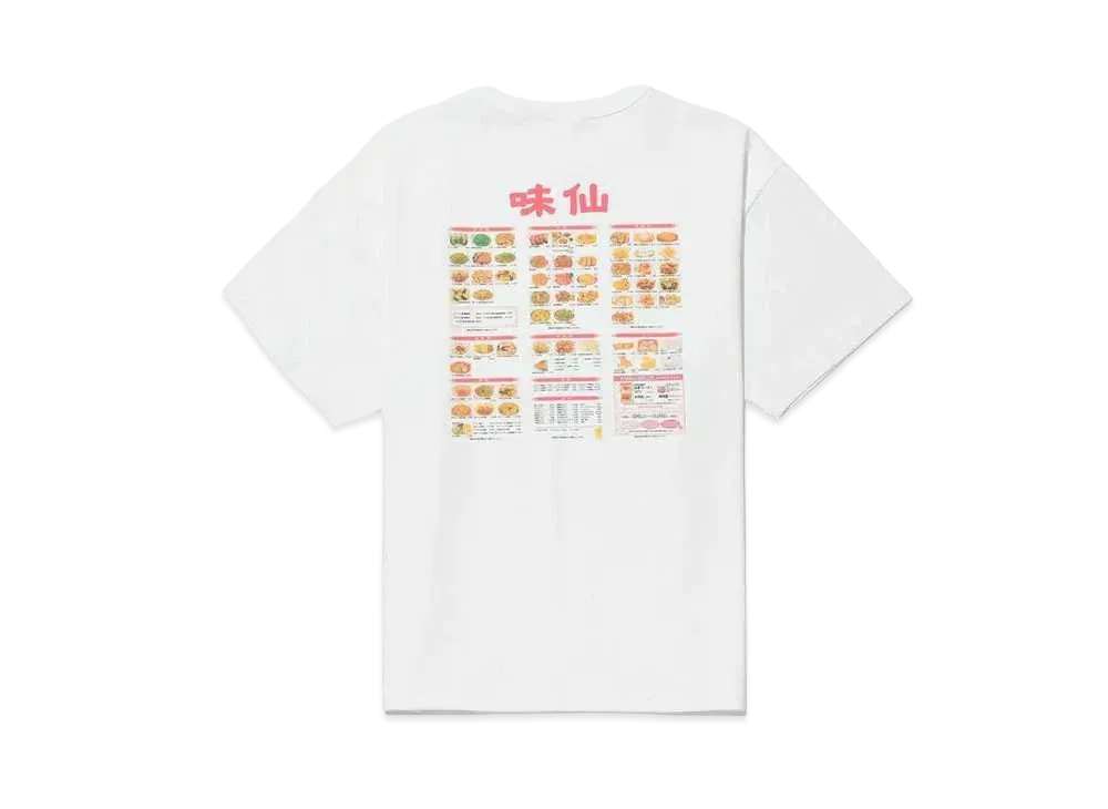 KEBOZ x 味仙 Menu S/S Tee "White"