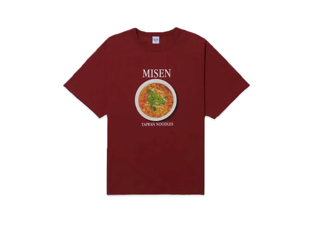 KEBOZ x 味仙 Taiwan Noodles S/S Tee "Crimson Red"