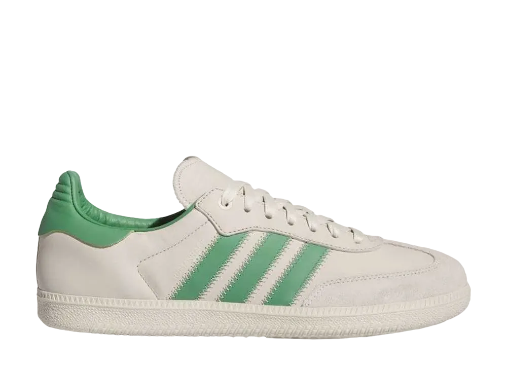 Pharrell Williams × adidas Humanrace Samba "Preloved Green/Alumina"