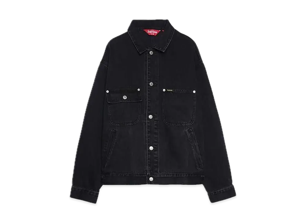 Supreme Denim Chore Trucker Jacket "Black"