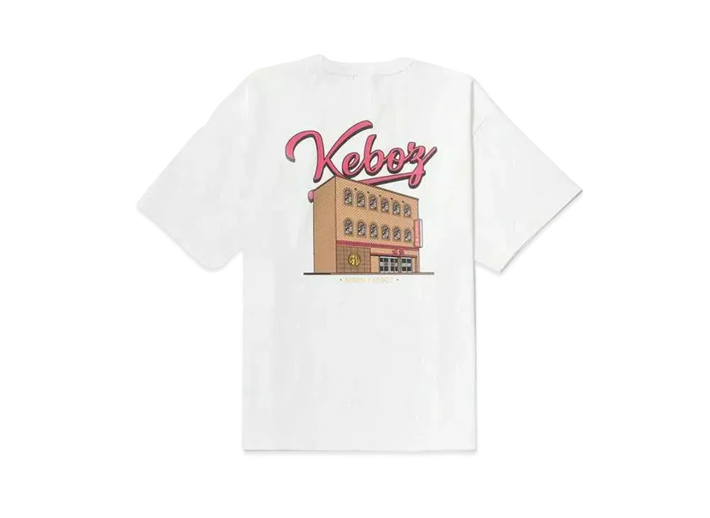 KEBOZ x 味仙 Shop S/S Tee "White"
