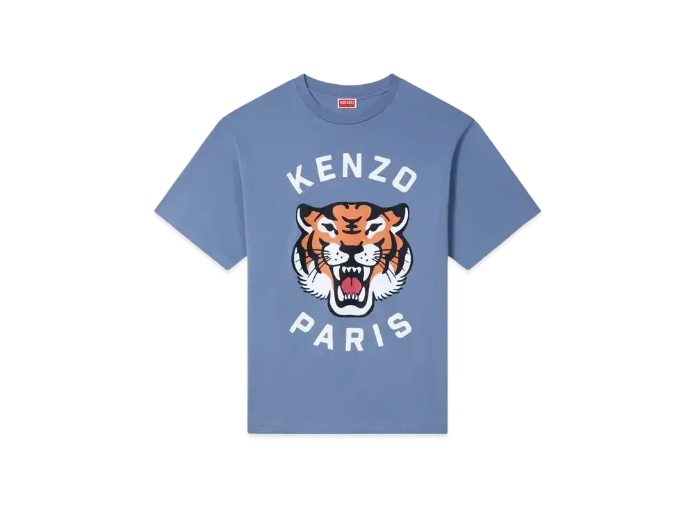 KENZO 'LUCKY TIGER' Oversize T-shirt Unisex "Blue"