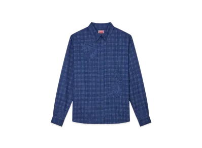 KENZO 'BAMBOO TIGER' Casual Shirt "Blue Black"