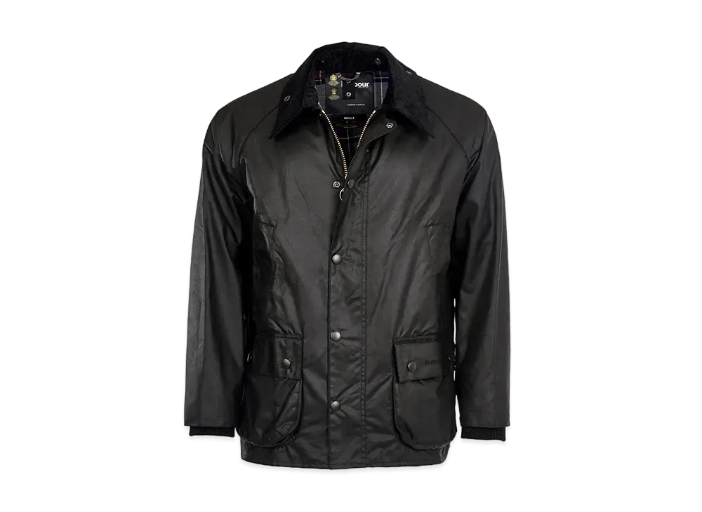 Barbour Bidale Wax Cotton Blouson (Regular Fit) "Black"