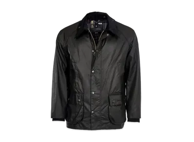 Barbour Bidale Wax Cotton Blouson (Regular Fit) "Black"