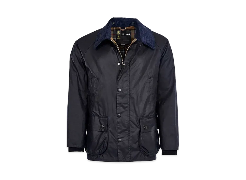 Barbour Bidale Wax Cotton Blouson (Regular Fit) "Navy"