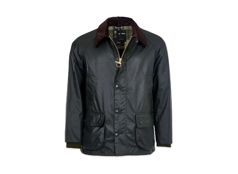 Barbour Bidale Wax Cotton Blouson (Regular Fit) "Green"
