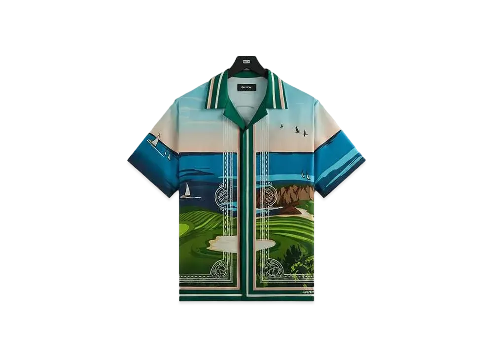 Kith x TaylorMade Tips Camp Collar Shirt "Multi"