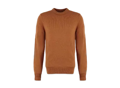 Barbour Newbury Lambs Wool Crewneck Knit "Yellow"