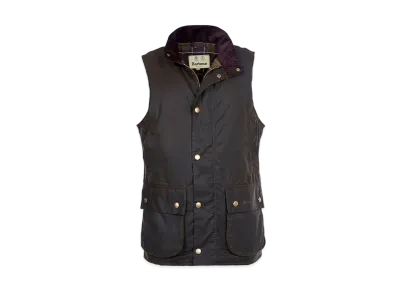 Barbour Westmorland Wax Cotton Vest "Olive"