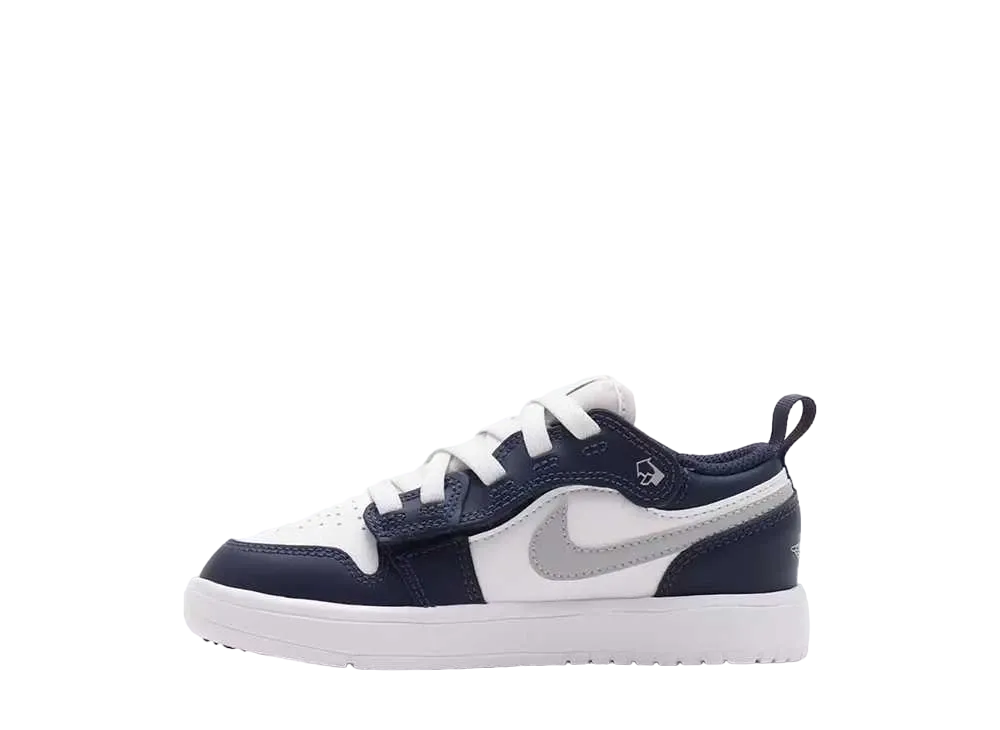 Nike PS Jordan 1 Low ALT "White/Wolf Grey/Midnight Navy"