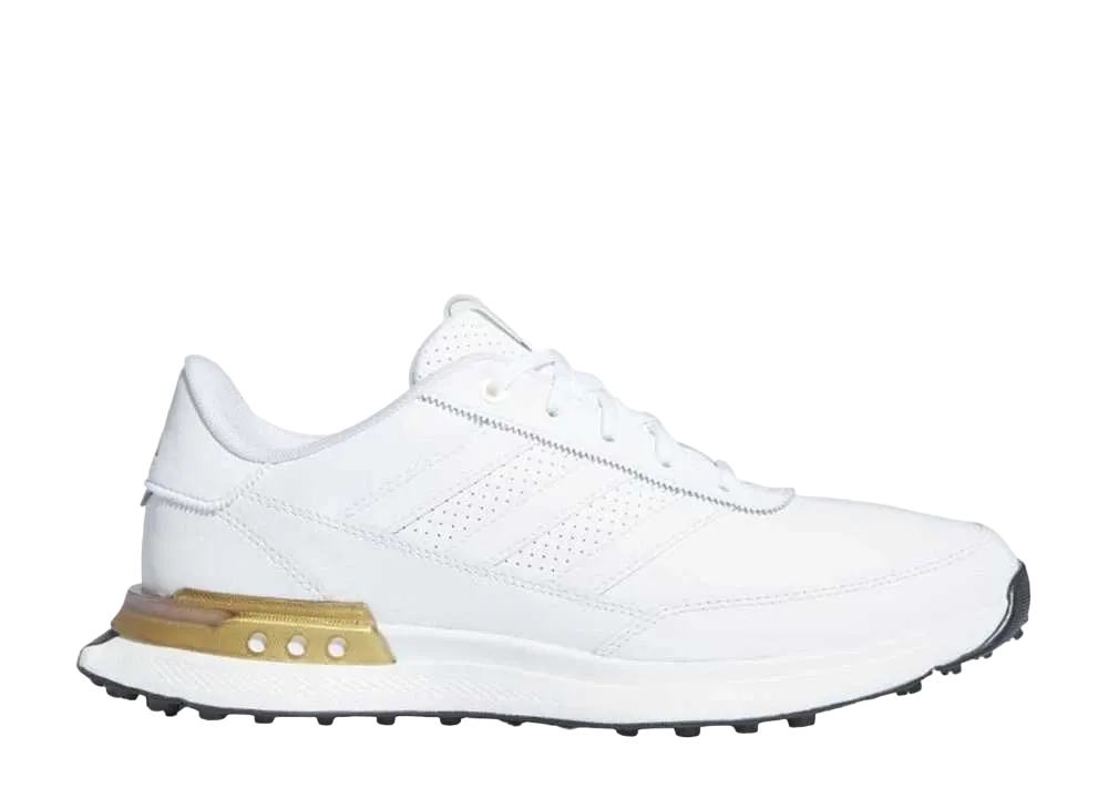 アディダス S2G SL レザー 24 "フットウェアホワイト/ゴールドメタリック"