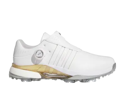 adidas Tour360 24 Boa "Footwear White/Gold Metallic/Silver Metallic"