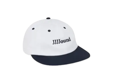 JJJJound 2 Tone JJJJound Brand Cap "White/Navy"