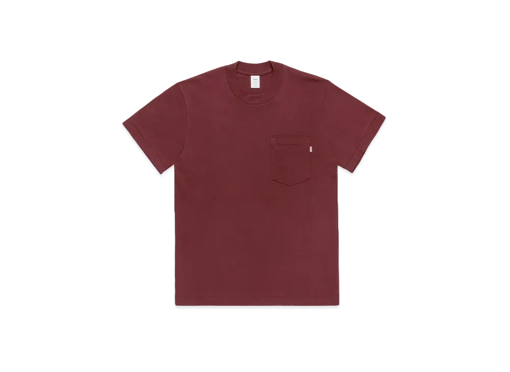 JJJJound J90 T-Shirt Pocket "Burgundy"