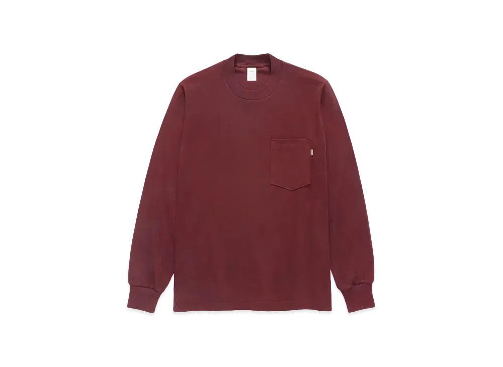 JJJJound J90 Long Sleeve Pocket "Burgundy"