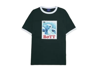 BoTT Bear Stamp Ringer Tee "Dark Green"
