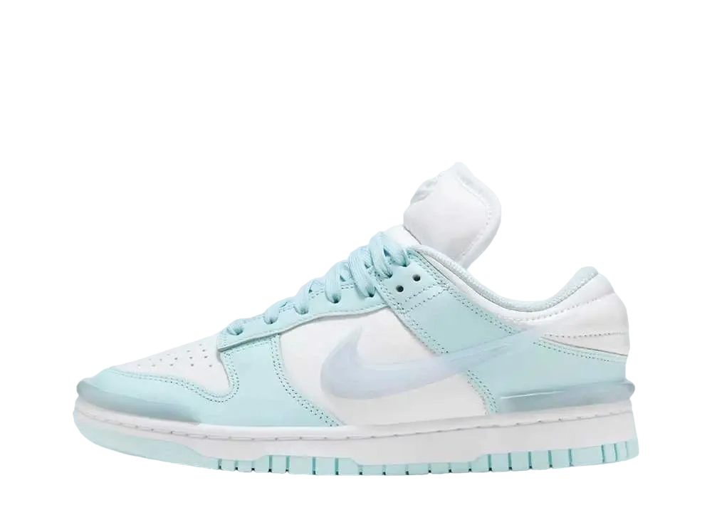 ナイキ ウィメンズ ダンク ロー ツイスト "グレイシャーブルー"